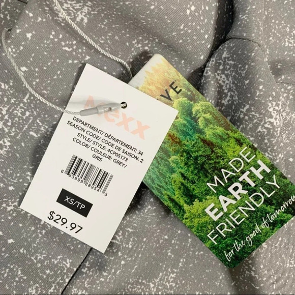 Mexx Women's Leggings Washed Tie Dye Ruched Grey High Rise Waist Size XS - Picture 8 of 14